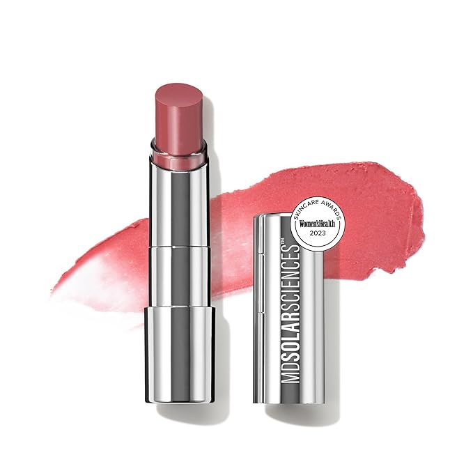 MDSolarSciences Tinted Sheer Lip Balm SPF 30 | Hydrating Lip Sunscreen | Shea Butter, Jojoba & Avocado Oils | Moisturizing, Vegan, & Clean| 0.15 oz, Blush