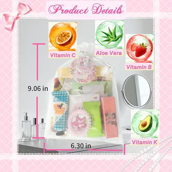 77PCS Spa Party Supplies for Girls, Spa Party Favors Include Facial Masks,Under Eye Patches, Lip Balm, Hair Rings, Makeup Mirrors, Hand Cream, Compressed Towel, for Teen Girls, Sleepover Party gifts