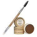 Zero Waste Eyebrow Wax & Growth Serum in Clear, Ash, Caramel, Chestnut, Dark by River Organics (Caramel + Brush)