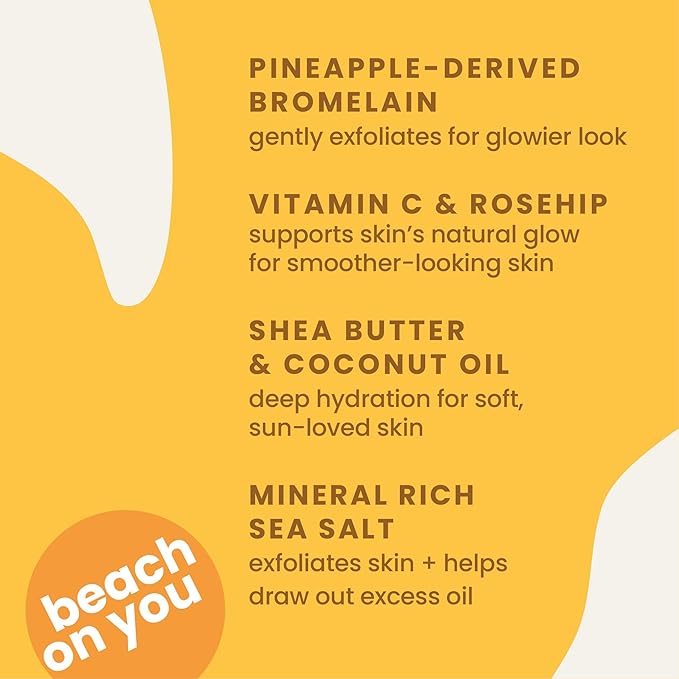 Siren's C Glow – Vitamin C Enzyme Soap for Face & Body with Pineapple Enzymes, Rosehip Oil, Shea Butter & Ascorbic Acid – Hydrating, Vegan, Cold Process, Sulfate-Free – 5 oz