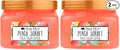 Tree Hut Peach Sorbet Shea Sugar Scrub, Exfoliating, Hydrating & Moisturizing Body Scrub with Shea Butter & Nourishing Essential Oils, Smooth & Soften Skin, 18 oz (Pack of 2)