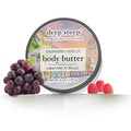 Deep Steep Body Butter, 6 oz – Rich Moisturizer with Ceramides, Coconut Oil, Argan Oil & Aloe Vera – Vegan, Clean Beauty, Smooth & Hydrated Skin (6 Ounces, Raspberry Merlot)