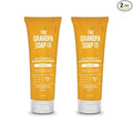 The Grandpa Soap Company Buttermilk Conditioner - Nourishing Formula to Help Strengthen and Hydrate Hair, With Coconut Oil & Silk Protein, Vegan, Sulfates and Parabens Free, 8 Fl Oz, 2 Pack