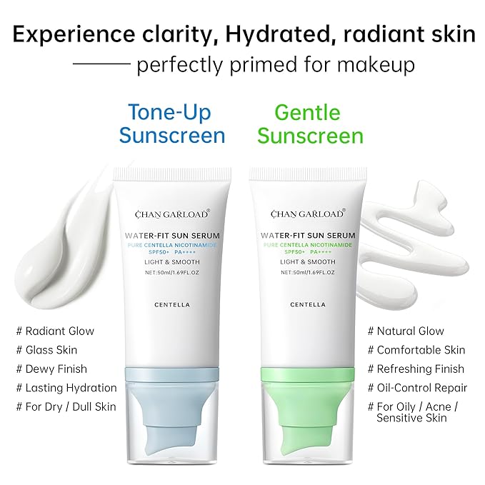 Korean Sunscreen for Face & Body – SPF 50+ Madagascar Centella Mineral Sunblock with Tinted Moisturizer, Hyaluronic Acid & Niacinamide, Lightweight & Hydrating Korean Skin Care, 50ml