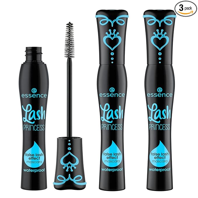 essence | Lash Princess False Lash Waterproof Mascara | Vegan & Cruelty Free | Free From Parabens & Microplastic Particles (Pack of 3)