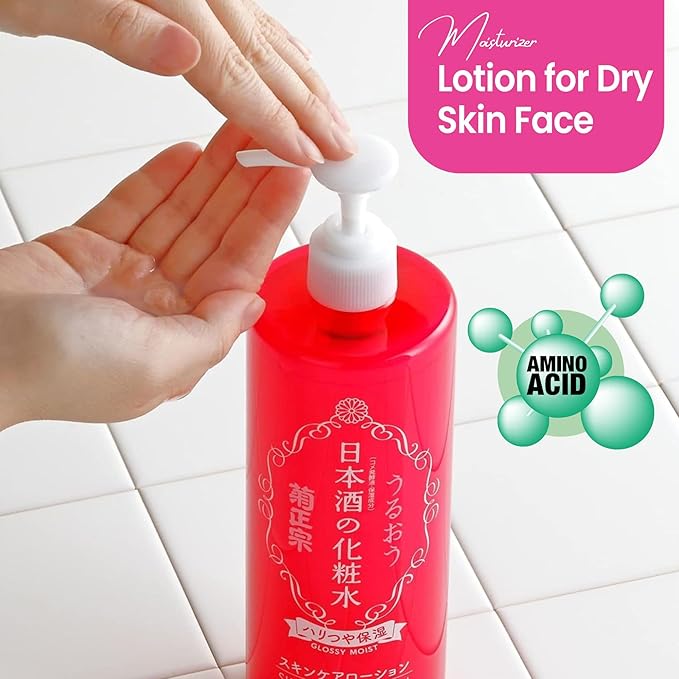 Kikumasamune 2-in-1 Natural & Hydrating Facial Toner + Full Body Lotion for Women & Men with Fermented Rice & Ceramides & Amino Acids, Japanese Skincare Rice Face Toner & Body Lotion, 16.9 Fl Oz FIRM