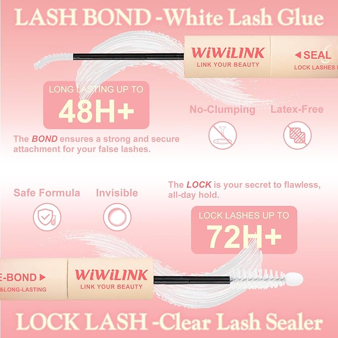 Lashes Aura Kit Wispy Lash Clusters Kit Natural Eyelash Clusters 8-16mm DIY Lash Spikes Manga Extension 0.3mm Ultra-Thin Invisible Band Individual Cluster Eyelash Extensions Kit