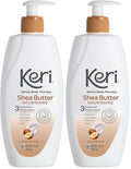Keri Whole Body Therapy Original Shea Butter Lotion, Continuous Moisturization, 3 Essential Moisturizers (Vitamin E, Aloe and Sunflower Seed Oil) 15 oz. (Pack of 2)