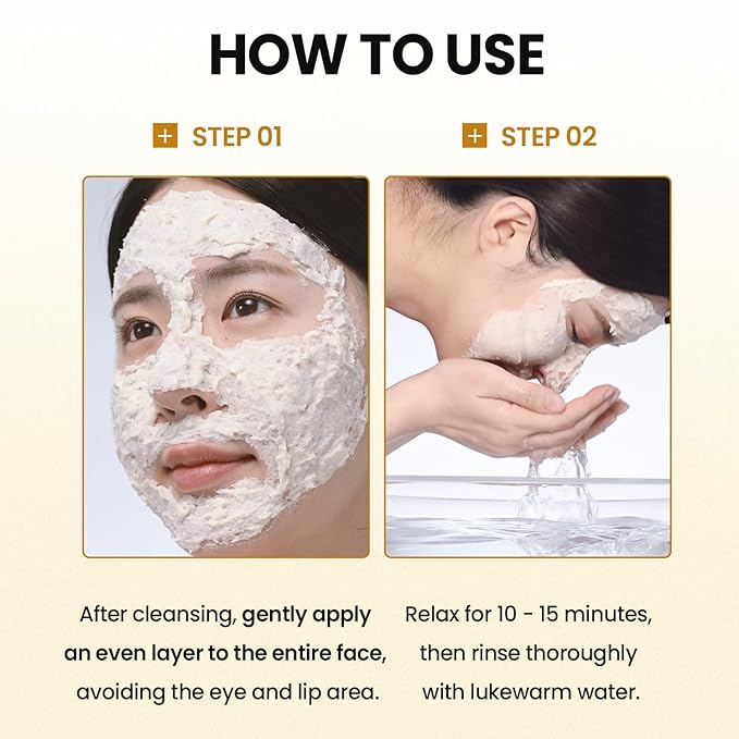 ilso Rice Potato Pore Fresh Wash-Off Face Mask, 5.29 oz, with Rice Bran Water and Potato Extract, Korean skincare, blackheads, sebum
