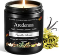 Odor Eliminating Candles | Vanilla Bean Scented Soy Candle for Home, Air Freshening & Cozy Vanilla Scent, Relaxing Home Scented Candles, Cozy Aromatherapy Candle Gift for Women & Men