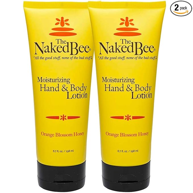 The Naked Bee Orange Blossom Honey Hand and Body Lotion, 6.7oz - 2 Pack