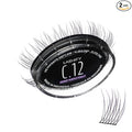 Lashify Curl 12mm Gossamer Eyelash Extensions Refill in Ombre Purple, Easy DIY False Lashes for a Natural Look