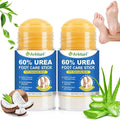 Urea Cream 60 Percent for Feet Maximum Strength, Urea Foot Stick, 60% Urea Cream Stick plus 2% Salicylic Acid, Urea Foot Cream Stick for Dry Cracked Heels, Hands, Knees (2PC)