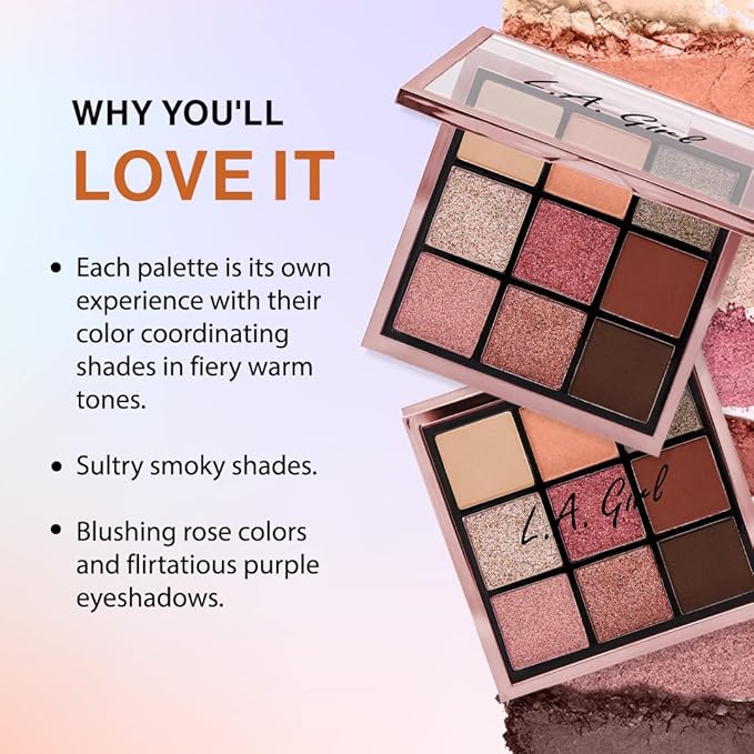 L.A. Girl Keep It Playful Eyeshadow Palette, Playmate GES434