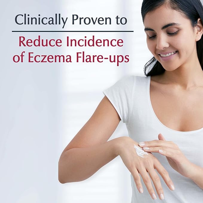 Eucerin Eczema Relief, Full Body Lotion, Moisturizing Eczema Cream with Colloidal Oatmeal (Skin Protectant) and Ceramide 3, 8 Oz Tube (Pack of 12)