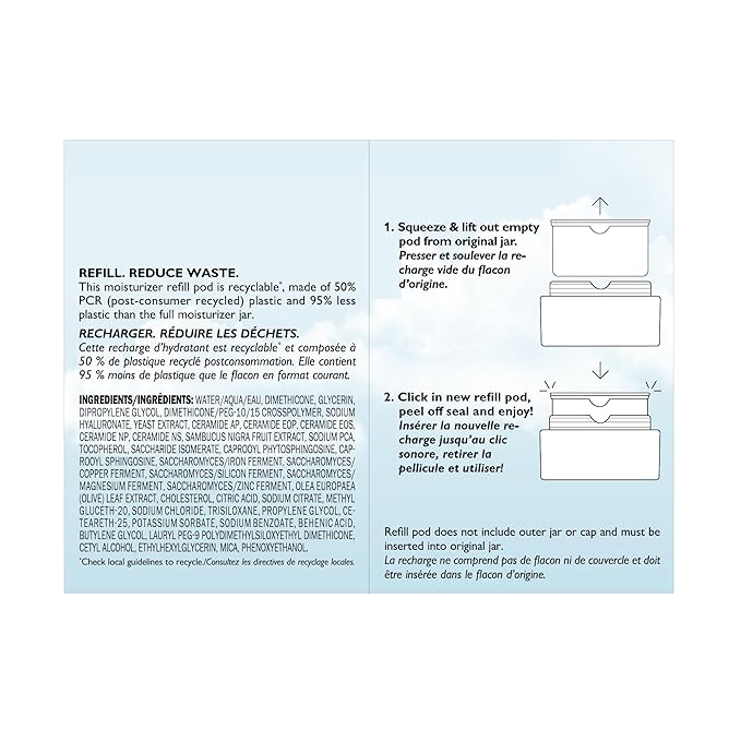 Peter Thomas Roth | Water Drench® Hyaluronic Cloud Cream Hydrating Moisturizer Refill Pod | Hyaluronic Acid Cream For All Skin Types, Line-Smoothing, Fragrance-Free