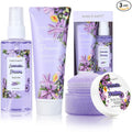 BODY & EARTH Body Mist Gift Set - Spa Gifts for Women, Perfume, Body Lotion, and Body Scrub in a Lavender Dreams Box- Perfect Birthday Gifts for Moms, and Special Occasions,Unique Gift Ideas for Her