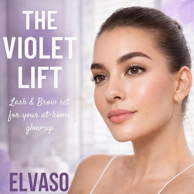 2-IN-1 Lash Lift Kit & Brow Lamination, Professional Gentle Eyelash Perm Kit with Long Lasting Curl, Salon-Quality Eyelash Lift DIY at Home with Easy Instructions