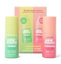 ESW Beauty Mini Facial Mist Duo Kit – Hydrating Face Spray Set with Coconut Dreams & Lychee Breeze – Travel Size Toner Mists to Prime & Set Makeup – Great Gift for Teen Girls
