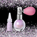 Body Glitter Spray, Hair Glitter Spray, Body Shimmer Powder, Face Glitter Highlighter, Glitter Spray, Body Shimmer Spray for Skin (Purple)