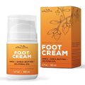 Pumice Valley Urea Foot Cream for Dry Cracked Heels and Feet - Foot Moisturizer & Heel Cream for Calluses and Rough Skin - Shea Butter, Jojoba Oil, Vitamin E - 1.7 oz