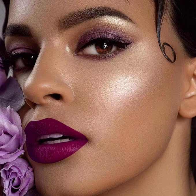 MAKI YIKA Dark Purple Lipstick for Women Color Stay Long Lasting Lipsticks No Smudge Matte Liquid Lipstick Transferproof Cruelty-Free Lip Color for Mother's Day,GOTHIC PLUM