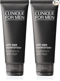 Clinique For Men Daily Anti-Age Face Moisturizer With Hyaluronic Acid,Vitamin E + Glycerin | Combats Lines,Wrinkles + Dullness | Hydrating-+ Brightening-| Lightweight,3.4 Fl Oz,(Pack of 2)
