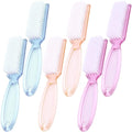 6 PCS Handle Grip Nail Brush,Hand Fingernail Cleaner Brush Manicure Tools Scrub Cleaning Brushes for Toes and Nails Cleaner (Multicolor)