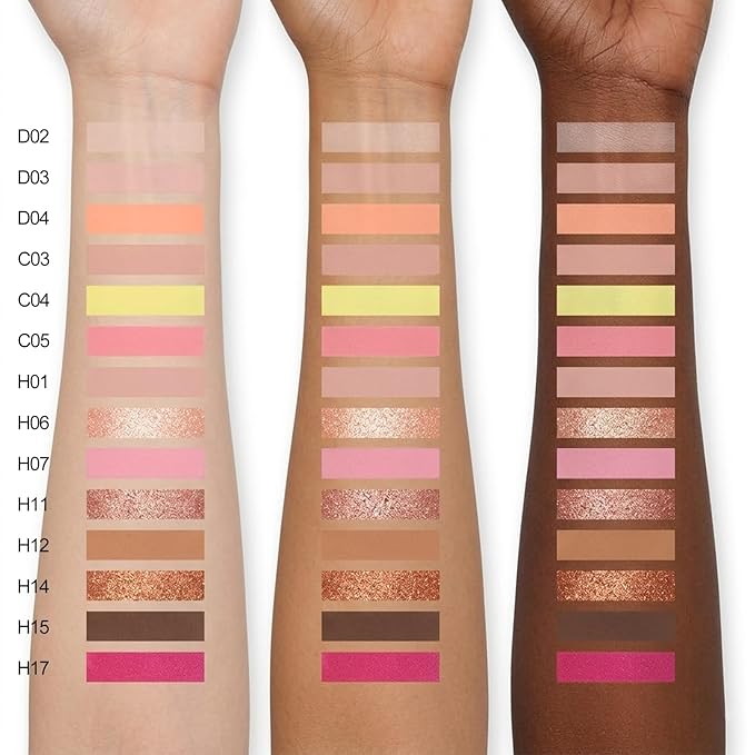Erinde Matte Eyeshadow Palette Makeup, Neutral Single Eye Shadow Powder