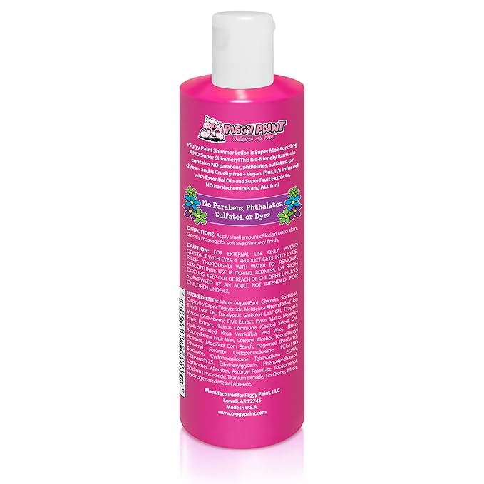 Piggy Paint | Strawberry Splash Shimmer Lotion