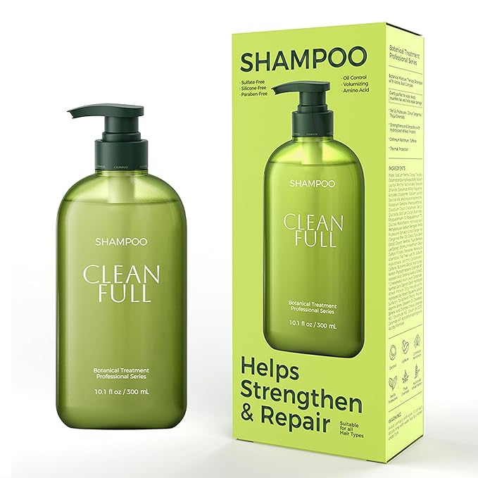 Gentle Hydrating Shampoo for Sensitive Skin & Scalp, Sulfate & Silicone Free Shampoo for Dry & Color Treated Hair, Bond Repair Anti-Breakage, Strengthening, Vegan, Paraben & Phthalate Free