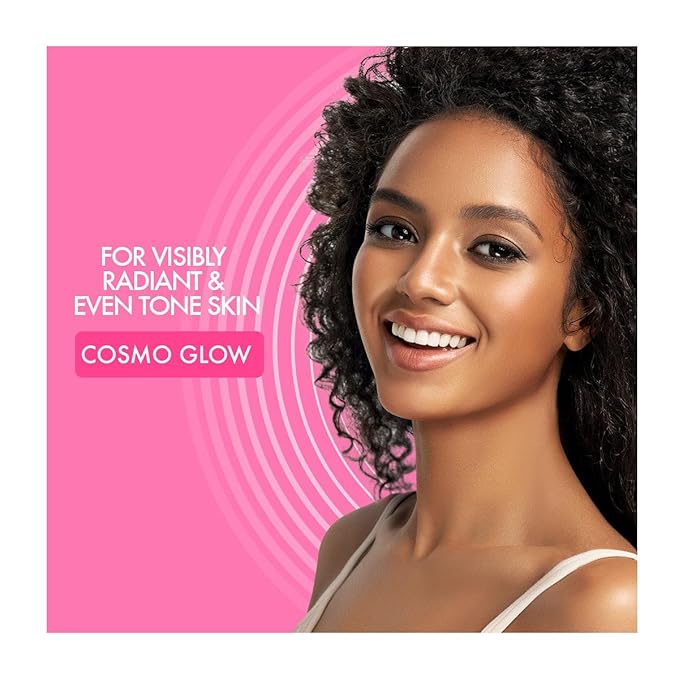 Cosmo Glow Skin Perfector Even Tone Exfoliating Body Wash 1000ml/33.8fl.oz, Made With Niacinamide & Hyaluronic Acid, Skin Care, Moisturizer, Brighten, Hydrate, Smooth, Shower Gel, Body Scrub