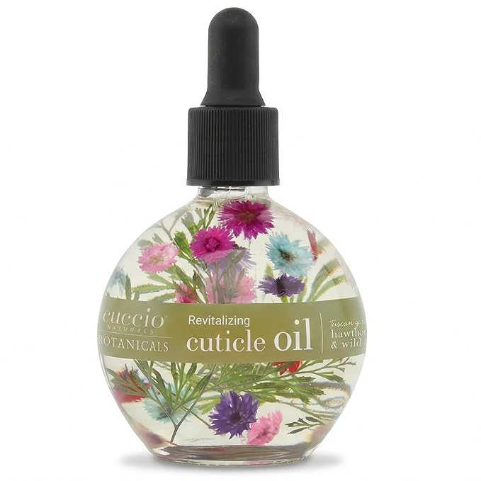 Cuccio Naturale Italian Garden Collection Revitalizing Cuticle Oil – Tuscan Garden with Hawthorn & Wild Daisy – Hydrating and Nourishing Cuticle Oil for Stronger, Healthier Nails – 2.1 oz