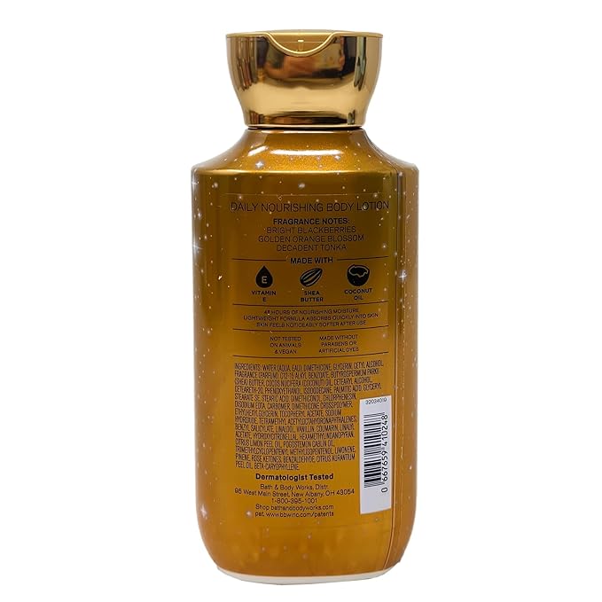 Bath & Body Works Touch of Gold Diamond Shimmer Mist, Moisturizing Body Wash, Ultimate Hydration Body Cream and Daily Nourishing Body Lotion with a Natural Oats Bar