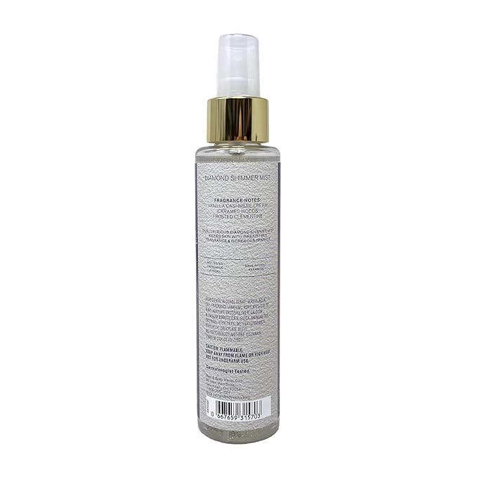 Bath and Body Works Diamond Shimmer Mist 4.9 Fluid Ounce (Snowflakes & Cashmere)