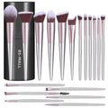 BS-MALL Makeup Brush Set 18 Pcs Premium Synthetic Foundation Powder Concealers Eye shadows Blush Makeup Brushes with black case