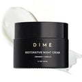DIME Beauty Restorative Night Cream - Anti-Aging Face Moisturizer with Ceramides, Peptides, Sea Buckthorn and Squalane, Hydrating for Fine Lines and Wrinkles, Vegan, Cruelty-Free, 1.7 oz / 50 ml