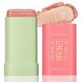 Highlighter Makeup Stick - Blush Highlighters Makeup Stick for Face & Body, Natural Silky Shimmer Highlight, Bendable Long Lasting Cream Korean Highlighter (#A01 Warm Glow)