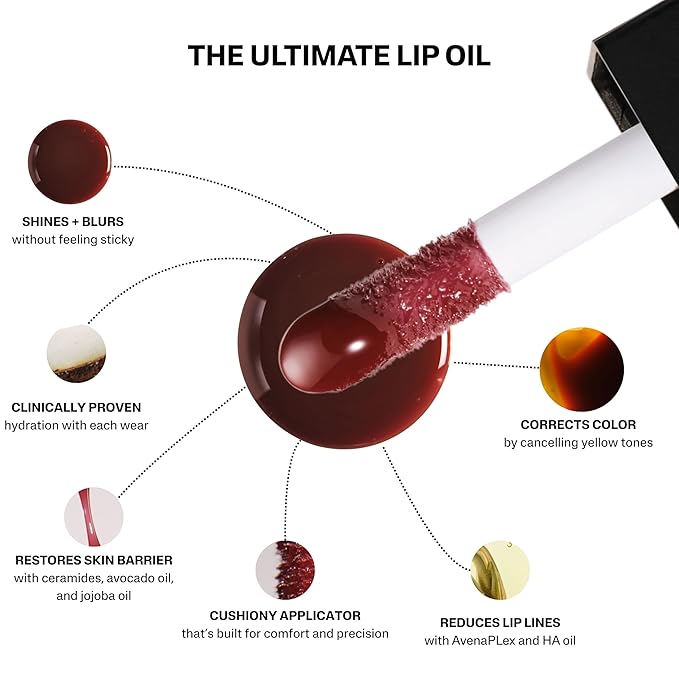 POUND CAKE Cake Theory Lip Tone Equalizing Oil Duo | Hydrating and High-Shine Blurring Lip Oils in Browning (Purple Brown Tint) & Melted Butter (Yellow Tint) | Clean, Vegan, and Moisturizing Formula