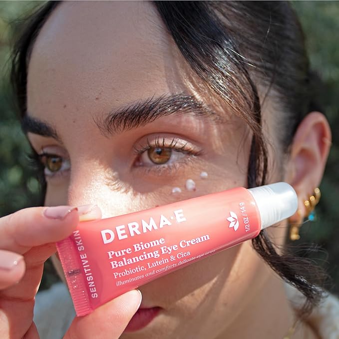Derma E Pure Biome Balancing Eye Cream for Women - 0.5 oz Cream