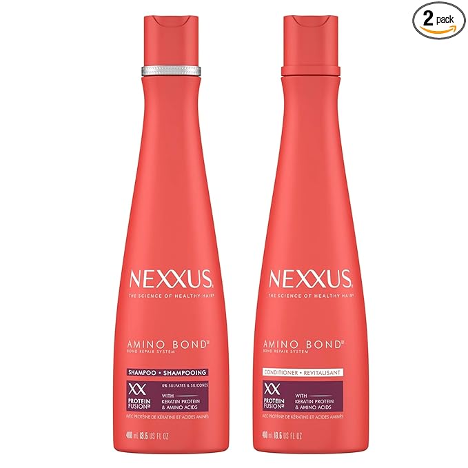 Nexxus Amino Bond Repair Shampoo & Conditioner for Damaged Hair 13.5z