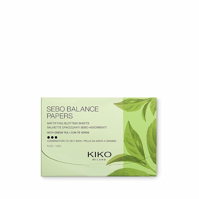 KIKO Milano Sebo Balance Face Wipes | Matte-Finish Wipes