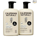 California Naturals Classic Clean Toasted Coconut Body Wash 2-Pack, Coconut Oil, Shea Butter & Aloe, Naturally Scented, Sulfate, Paraben & Silicone Free, 20 oz