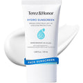 Terez & Honor Sunscreen for Face: Hydrating Face Sunscreen Broad Spectrum SPF 50 with UVA/UVB Protection - Moisturizing, Soothing, Water-Resistant, No-White Cast & Non-Greasy - Korean Sun Care 1.69oz