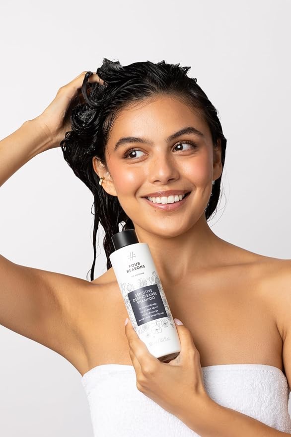 No nothing Deep Cleanse Shampoo - Fragrance Free Clarifying Shampoo for Build Up Removal & Sensitive Oily Scalp - Hypoallergenic, Unscented, Silicone-Free, Vegan - Gentle Detox Shampoo - 10.1 fl oz