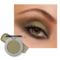 KYDA Khaki Matte Eyeshadow Single, Earthy Yellow Eyeshadow Compact, Ultra-fine Lightweight, Crease-proof High Pigmented Formula, Matte Mini Eyes Makeup, #105 Khaki Yellow