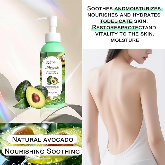 Body Lotion, 24hr Moisturizing & Deep Hydration, Absorbs Instantly Moisturizer for All Skin Types, 5.3 fl oz (1 Pack, Shea Butter)