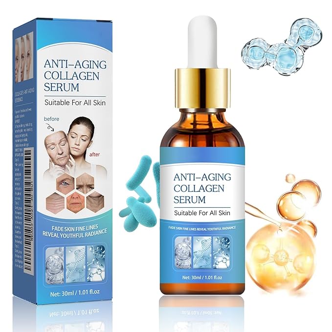 Anti-Aging Sserum Box Stock Solution Facial Serum | Box Face Serum | Suitable skincare serum for women.,Anti Aging Face Tightening, Boost Skin Collagen, Reduce Wrinkles & Plump Skin. (White 2 Box)