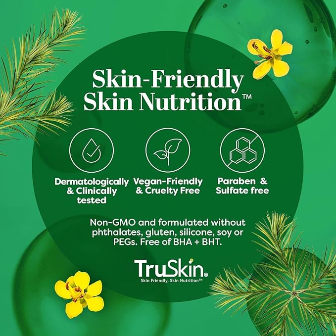 TruSkin Tea Tree Oil Acne Treatment Serum for Face - Salicylic Acid, Niacinamide, Vitamin C & Retinol - Clarifying Super Facial Serum for Acne-Prone Skin & Pores, 2 Oz