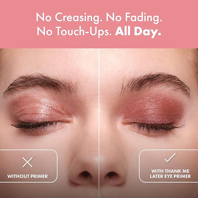 Elizabeth Mott Thank Me Later Eye Primer - Long-Lasting, Eyeshadow Primer Base for Oily Lids & Crease-Free Wear - Smudge-Proof, Lightweight, Cruelty-Free - 10g